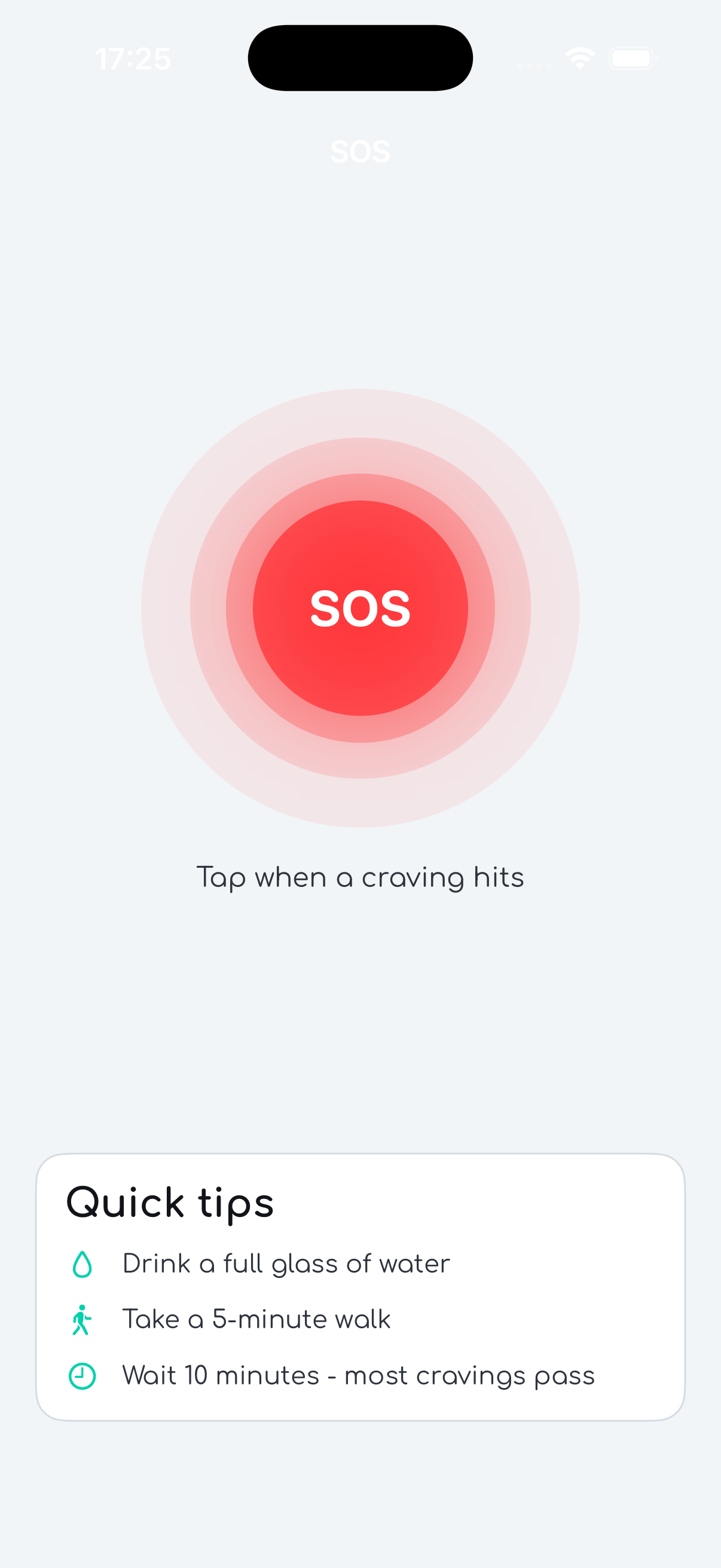 SOS Screen